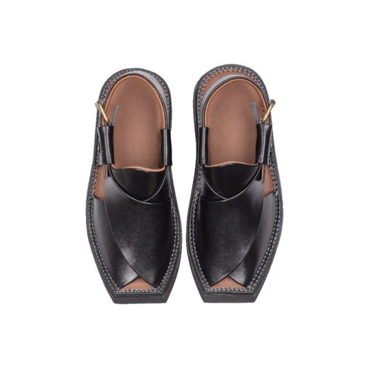 Khan Chappal Black