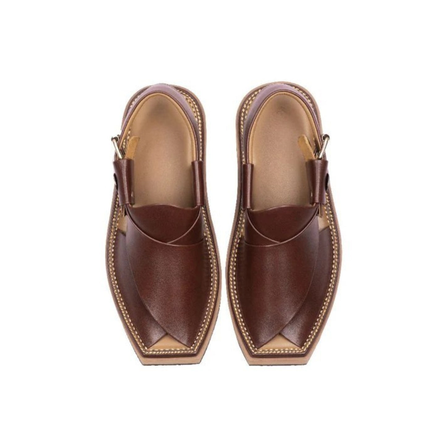 Khan Chappal Burgundy