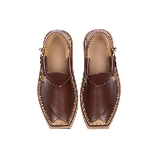 Khan Chappal Burgundy